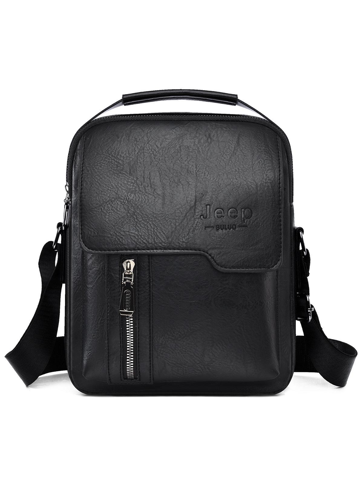 

Винтажная мужская сумка-портфель через плечо большой вместимости