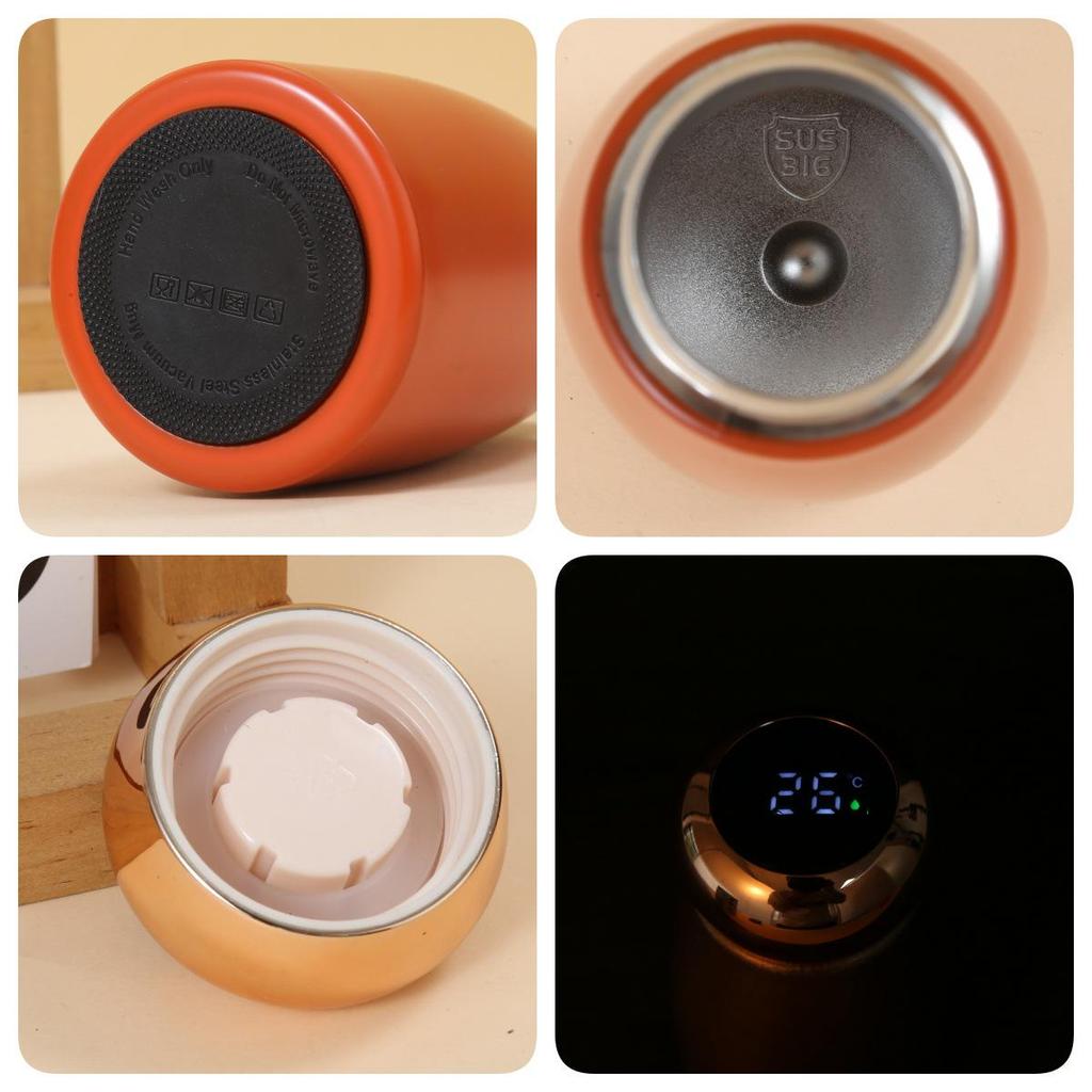 316 Stainless Steel Mini Thermal Cup with Smart Temperature Display - Stylish, Insulated, and Portable for Students
