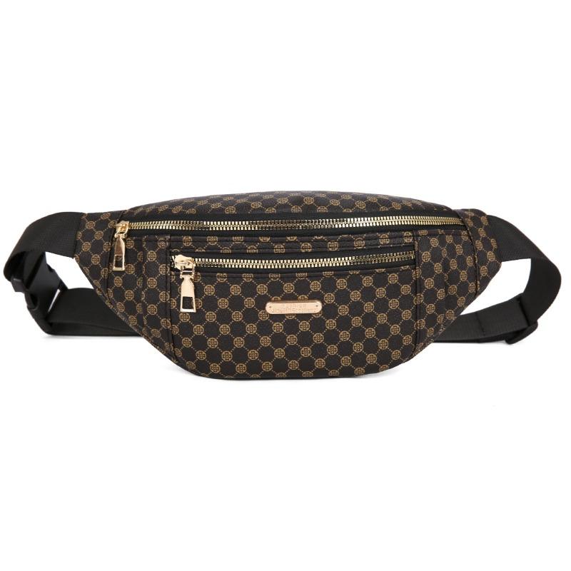 

Mobile phone fanny pack women s new outdoor anti-splashing multi-functional running fitness breast bag women s oblique span packaging mobile phone bag
