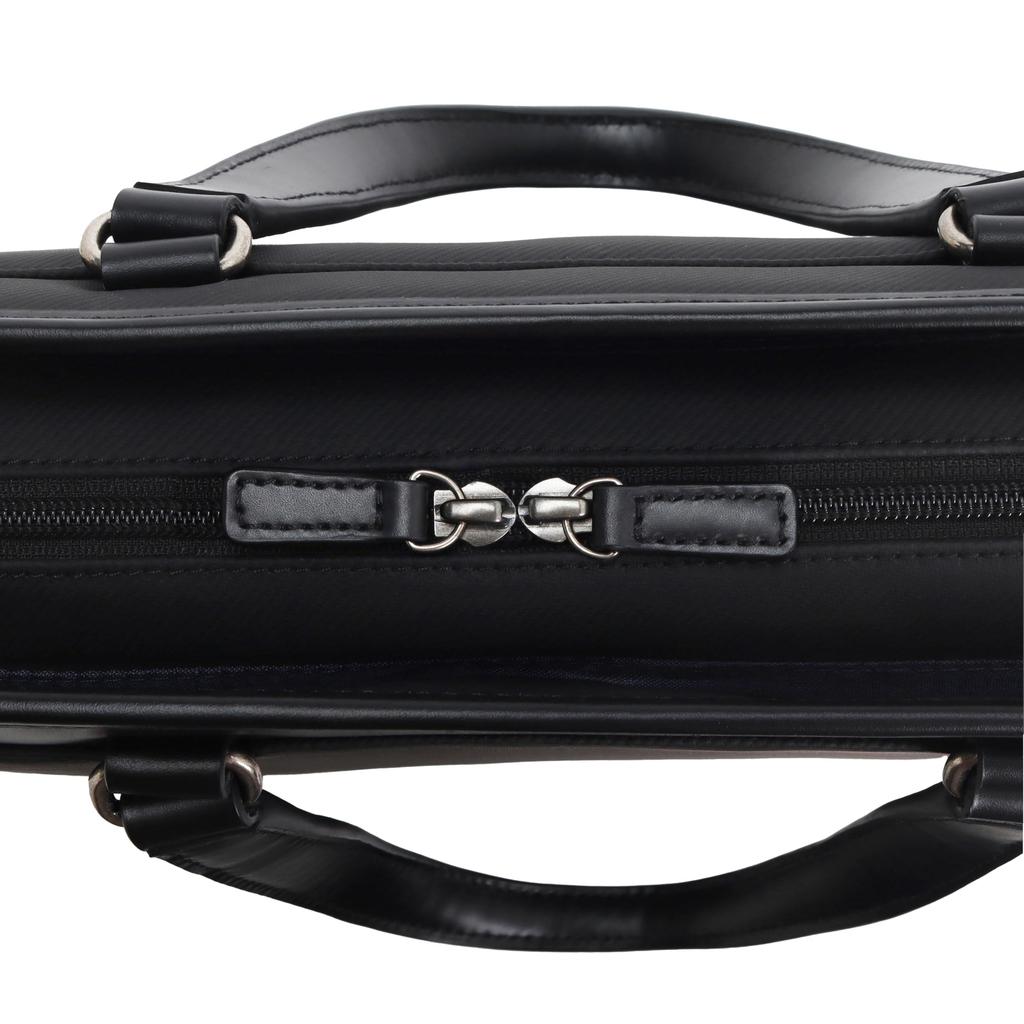 Mackintosh Philosophy Men's "Balminic" Briefcase, B4 File Compatible, 14.0-inch Capacity, Freestanding, with Shoulder Strap, No. 17656