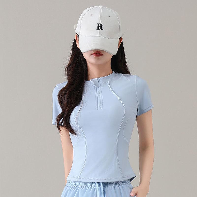 Women's Summer 2025 Quick-Dry Casual Black Fitness Yoga Top & Shorts Set