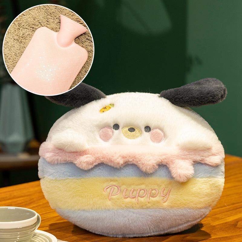 Cute Cartoon Plush Hand Warmer Bag For Girls Keep Your Hands Warm In Winter Double As Hot Water Bottle Cake Pig Design