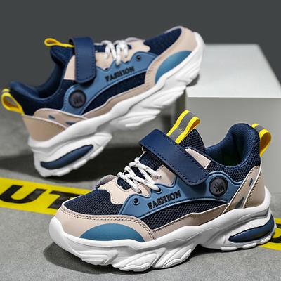 Frühling und Herbst Jungen/Mädchen Mesh Atmungsaktive Klett Ultraleichte Kinder Casual Sportschuhe