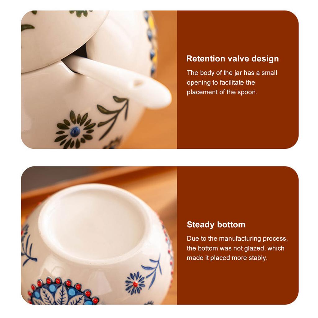 Chicken Shaped Ceramic Seasoning Dispenser Set with Lid Cute Chicken Shaped Seasoning Jars for Snacks Crackers and Easter Candy