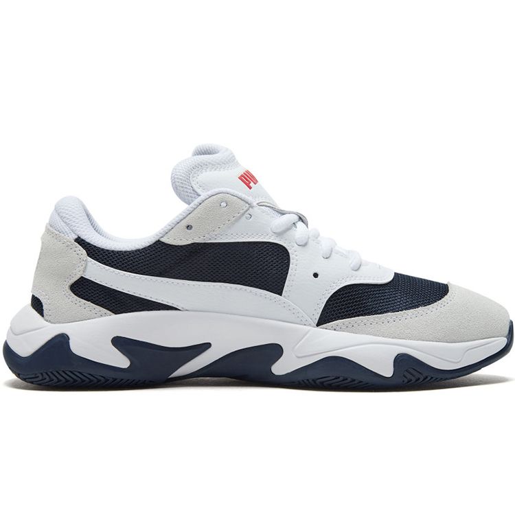 Puma Storm Adrenaline Sports Durable Low-Top Casual Shoes Unisex Casual Shoes Black White 369797-01