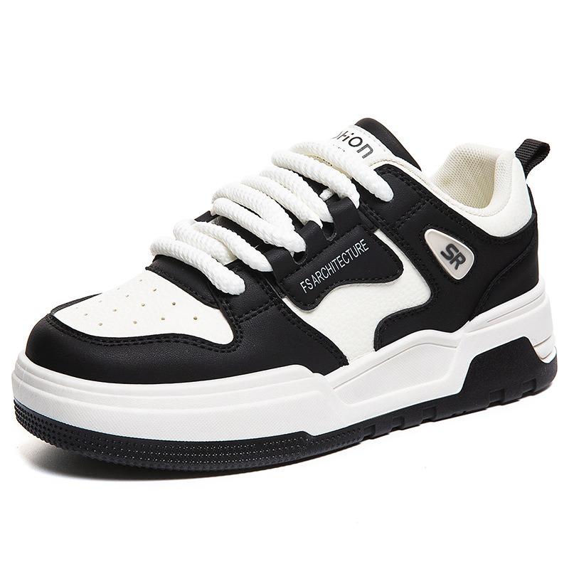 Little white shoes women's tide spring versatile thick baseplate shoes niche original casual sports shoes women