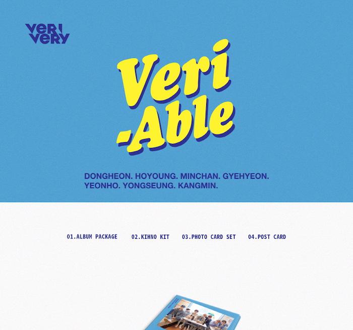 (Kihno / OFFICIAL Ver.) VERIVERY [VERI-ABLE] 2nd Mini Album