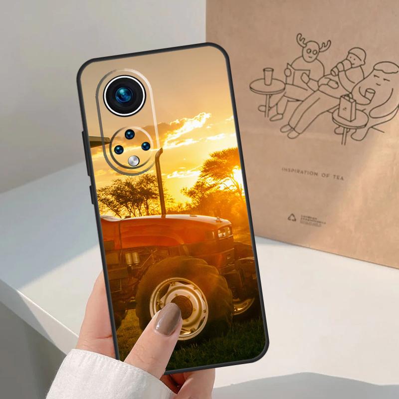 

Чехол для телефона Huawei P20 P30 P40 P60 Pro P Smart Nova 9 5T Honor 70 90 50 Magic5 Lite X7a X9a X8a с изображением трактора Huawei P30 Lite