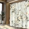 Floral Watercolor Shower Curtain | Polyester Fabric | Machine Washable | Includes Hooks, Bathroom Decor and Accessories