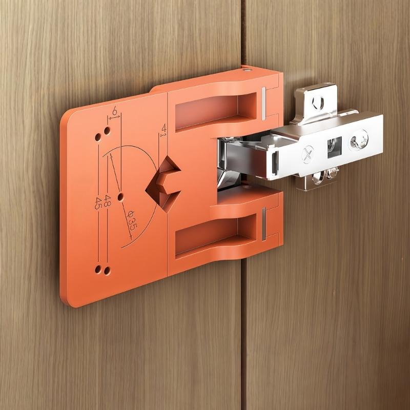 Magnetic Cabinet Door Hinge Alignment Tool With Strong Magnets Design For Precise 2.6mm Gaps And Universal Compatibility