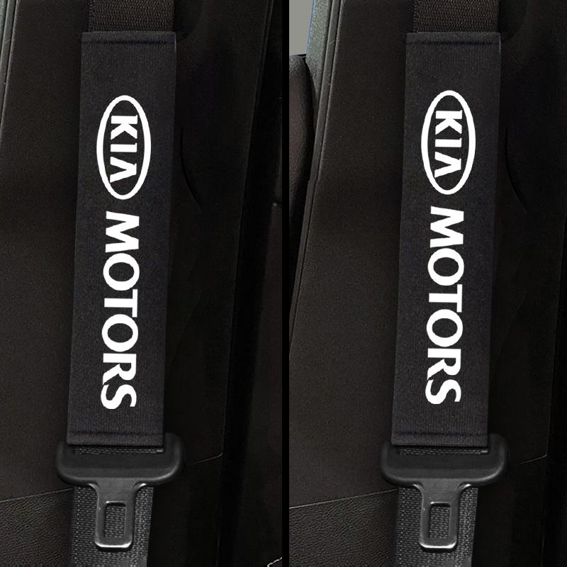 AKZWLR1 New Fashion Car Seat Belt Protect Shoulder Pads Cervical Spine Headrest Neck Pillow For Kia Ceed Sportage Cerato Soul Sorento