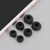 Earbud Tips Soft Silicone Earbuds Replacement Tips for in-Ear Headphones(Inner Hole 4.5mm Earphones) ,12 Pieces