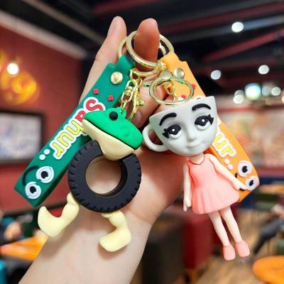 Brainrot Tier Schlüsselanhänger Tung TungTung Sahur Tralalelo Haifisch Schlüsselring Anime Schlüsselanhänger Kinder Schlüsselanhänger Lustiger Taschenanhänger Geschenk für Freunde