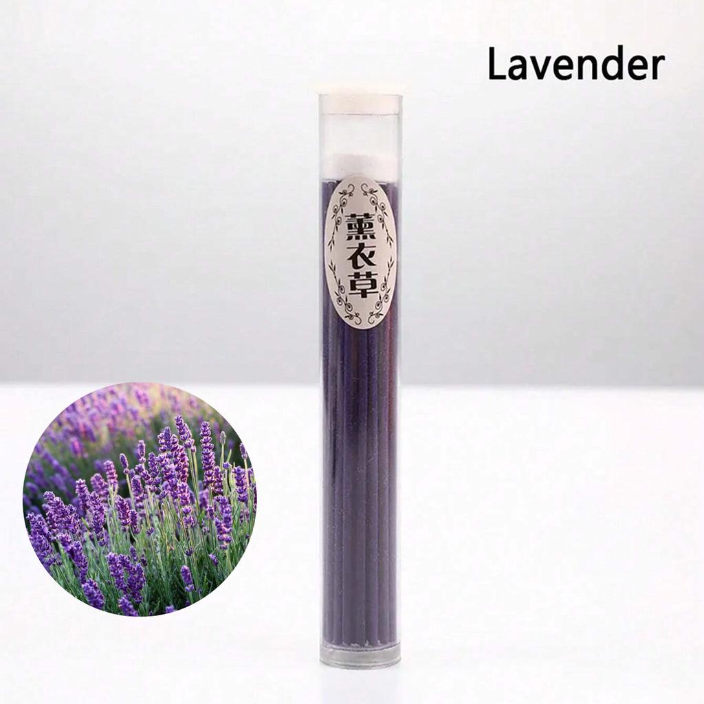 50Pcs/box Natural Incense Sticks Jasmine Lavender Scented Handmade Aromatherapy Sticks Yoga Meditation Air Purification Incenses