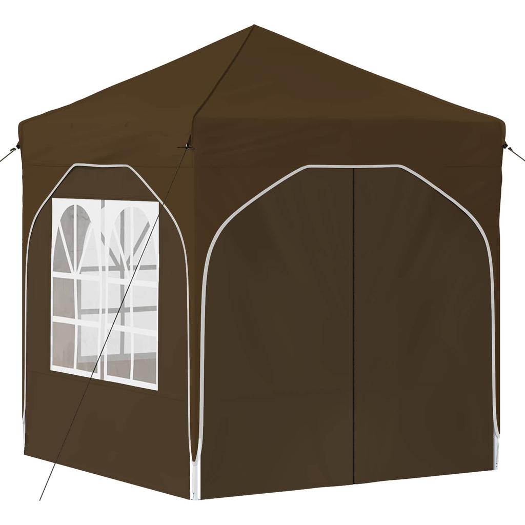 Pop Up Party Tent 192 X 192 X 245 Cm Taupe