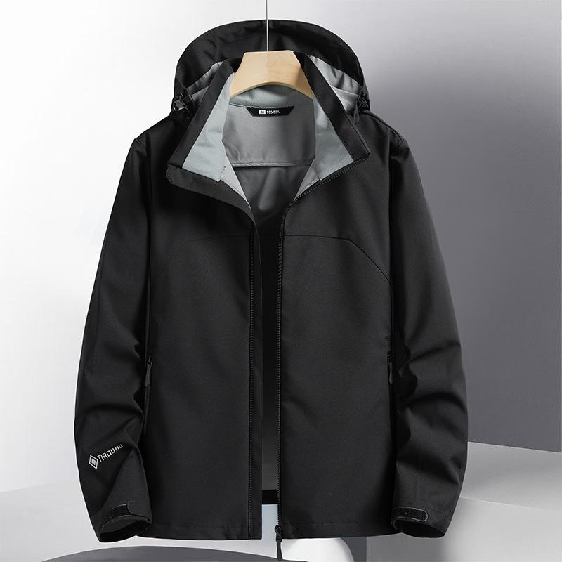 Spring and Autumn New Outdoor Jacket Couple Windproof Hooded Sports Casual Jacket