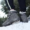 New Cotton Shoes Boys and Girls Fleece Warm Outdoor Snow Boots Sports High-top Cotton Shoes Waterproof