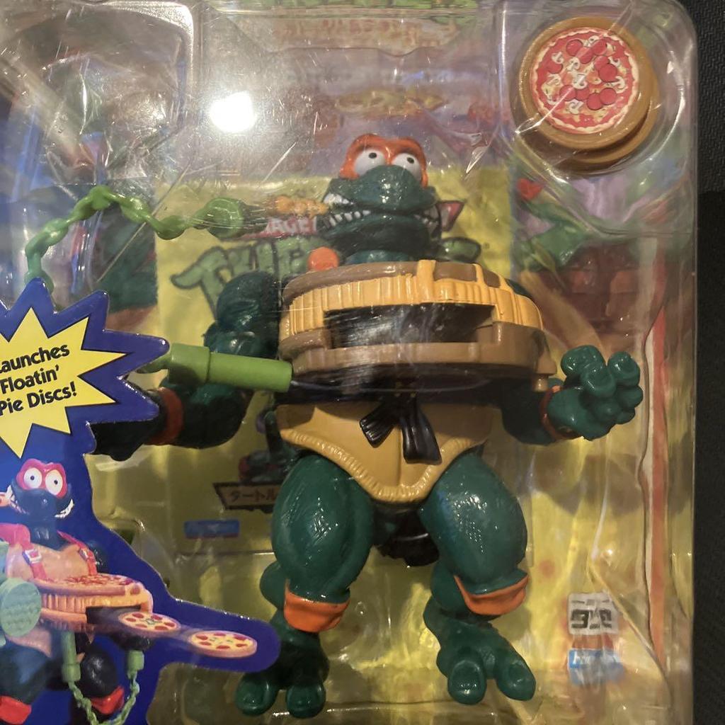 [SECOND HAND] Teenage Mutant Ninja Turtles 27 Michelangelo Aruncător de Pizza Figurina Takara