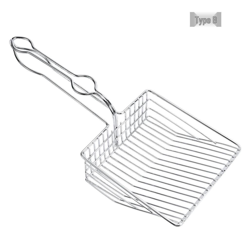 Stainless Steel Cat Litter Scoop with Fine Mesh for Tofu and Bentonite Litter