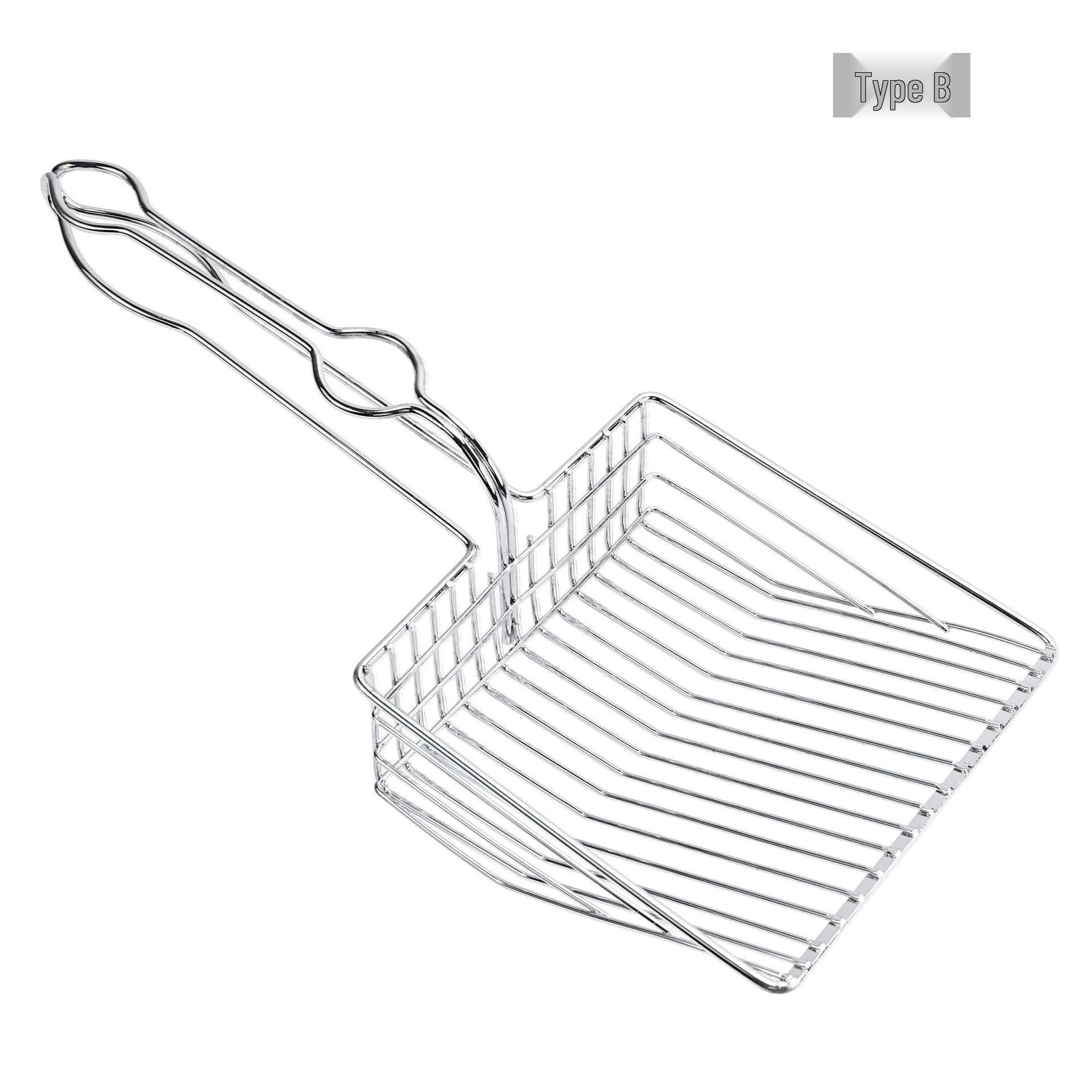Stainless Steel Cat Litter Scoop with Fine Mesh for Tofu and Bentonite Litter Regular
