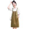 Petite Women's Fashionable Age-Reducing Korean Summer Overalls Set (2025) - Casual Tummy-Covering Suspender Dress