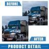 A ABSOPRO Front Rear Side Marker Lights Waterproof Rectangular Position Lamp for Trailer, Truck,