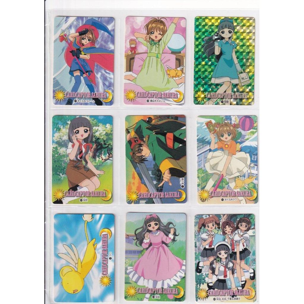 Used Cardcaptor Sakura Bandai Carddass All 105 Types Full Completion Trading Card