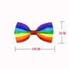 Gradient Rainbow Multicolor Bow Hair Tie & Clip for Girls and Babies