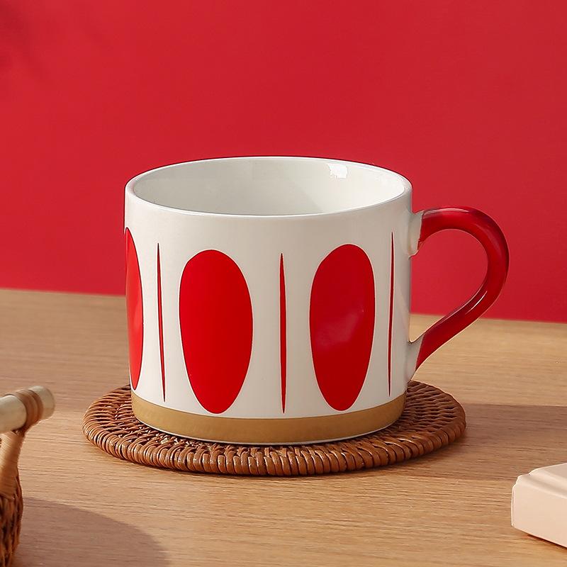 Wedding gift design mug household couple cup a pair of water glasses engagement wedding gift box set 401-500ml