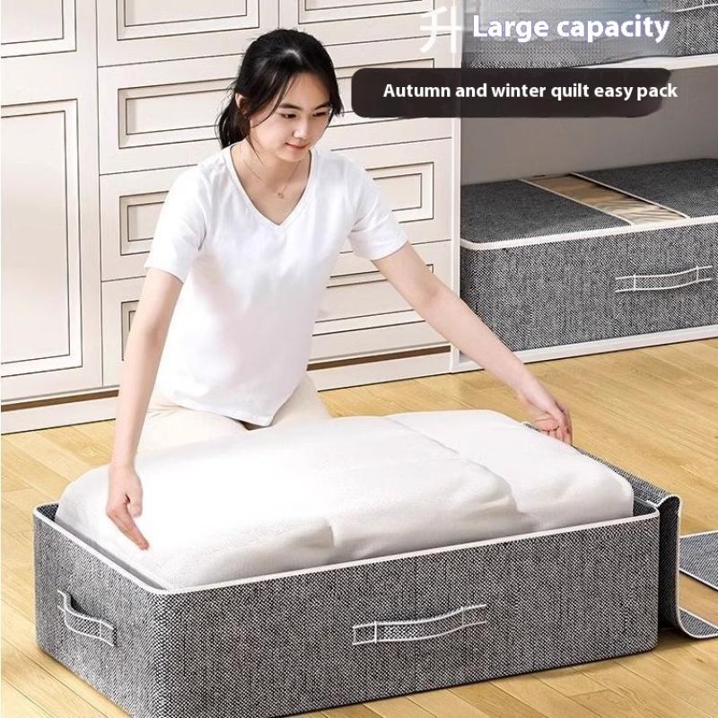 Extra große Kapazität Unterbett Kleideraufbewahrungstasche Bettdecken Aufbewahrungstasche Faltbare Hosenmantel Aufbewahrungstasche Kleiderschrank Organizer