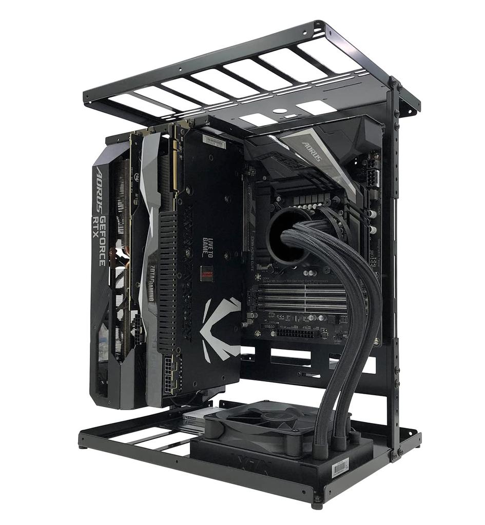 Shinwa Sangyo Nagao Seisakusho 3way Open Frame Stack Type Black SS-NFRAME-STACK (painted)