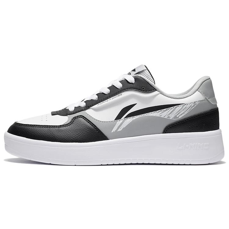 

LINING Duda Skateboard Shoes Men Low Top Black/Standard White 39.5