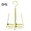 Shoes Drying Rack with 360-Degree Rotating Hook Strong Load-Bearing Windproof Insoles Clip Clothing Rack Hanger
