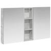 Bathroom Cabinet Set 3 Pcs 100 X 10.5 X 60.5 Cm Particleboard