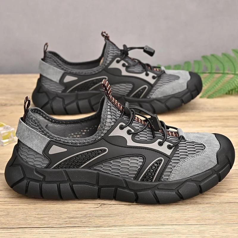 New Summer Men Sneakers Breathable Walking Casual Shoes for Men's Shoes Outdoor Non-slip Sport Loafers Mocassin Skateboard Shoes