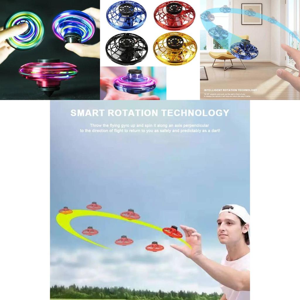 High-quality Intelligent Ufo Flying Spinner Toy For Kids Usb Charging Durable Design