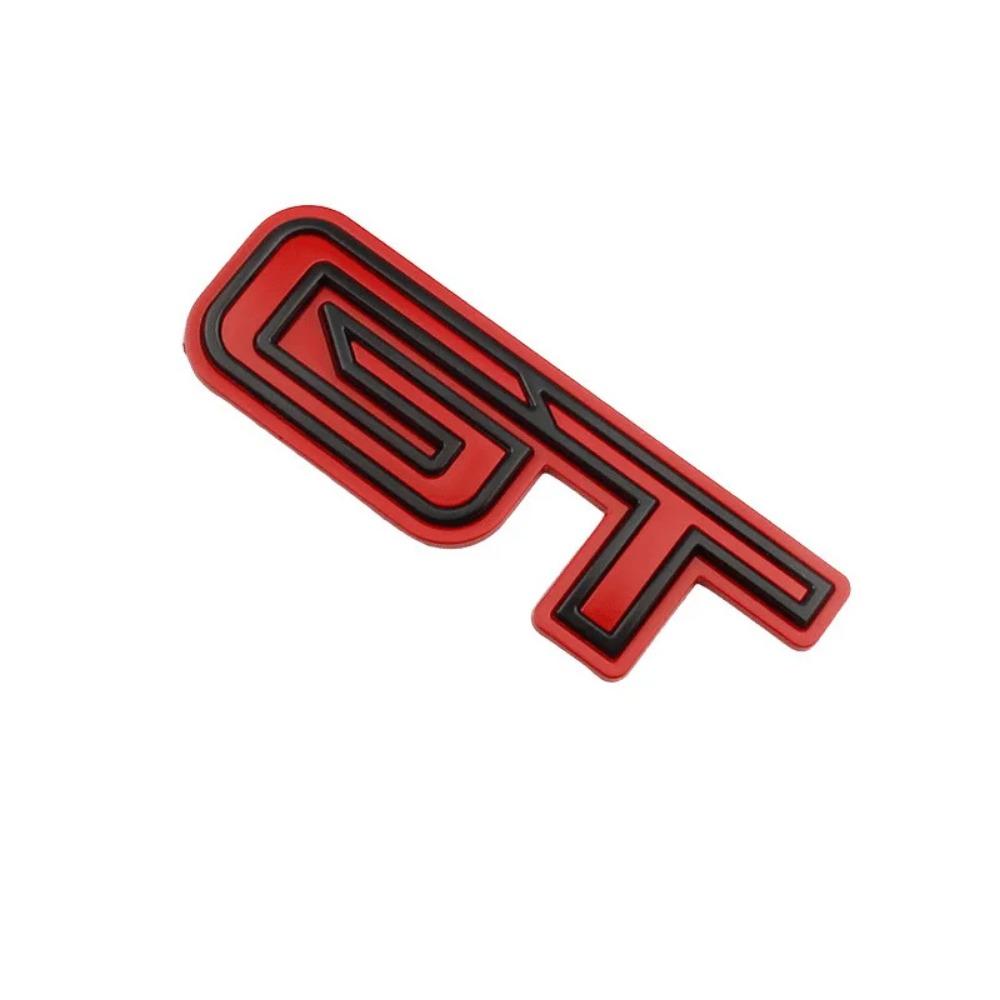 1Pc 3D GT Logo Sticker for M Ustang Mach-E Door Trunk GT Zinc Alloy Creative Emblem Badge Stickers Car Modification Accessories