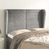 VidaXL Headboard with Ears Light Grey 147x23x118-128 Cm Velvet3118144