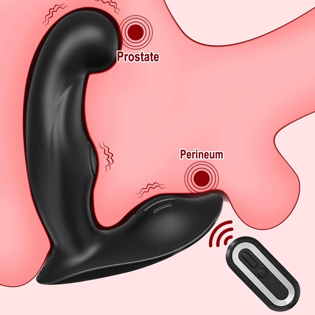Vibrating Prostate Massager for Men - USB Rechargeable Anal Butt Plug Vibrator, Discreet Pleasure Enhancement Sex Toy