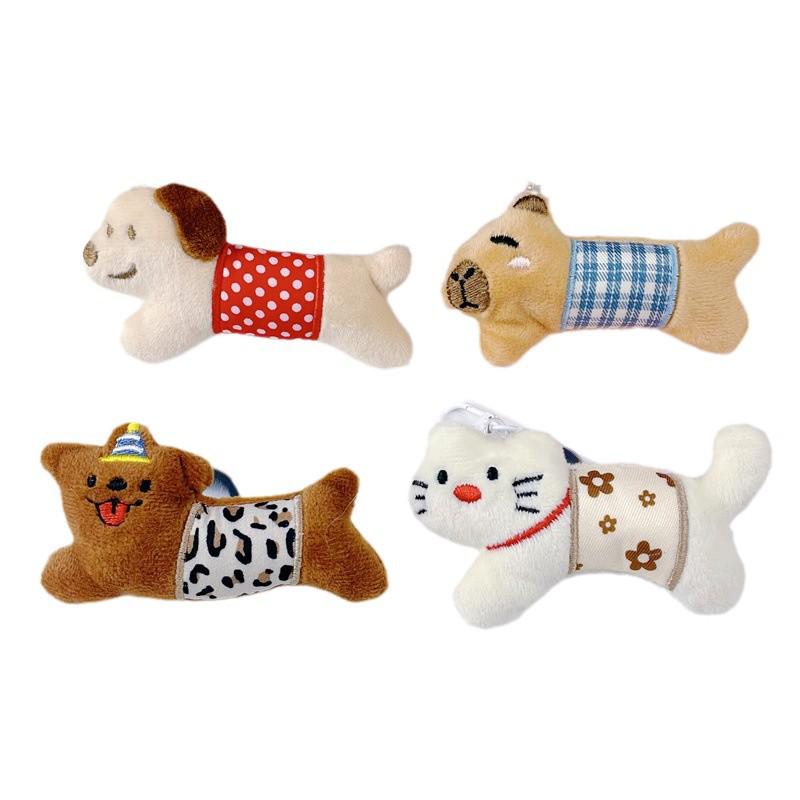 Korean Cute Animal Cartoon Pendant - Leopard Print Dog & Dolphin for Autumn/Winter