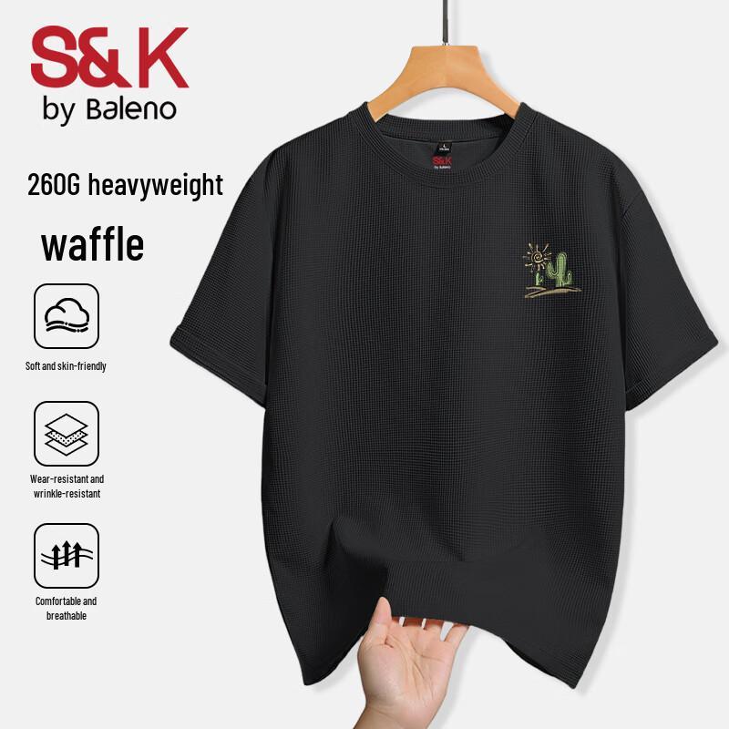 Baleno S&K Waffle 260G Short Sleeve T-Shirt