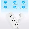 Flat Plug Power Outlets Extender Adjustable Length Wall Outlet Expander  Behind Desk