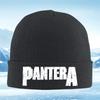 White Bold Text Graphic Design Band Unisex Women Unisex Knitted Hat Beanie Pullover Cap Winter Thermal Warm Christmas Outdoor