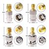 5/20/100PCS Radio Antenna Connector Adapter RF Coax Converter SMA To BNC M/F M/F Radio Antenna Adapters Kit Coaxial