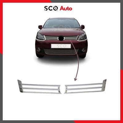 Chrome Grille for Volkswagen Caddy 2010-2011-2012-2014 2 Pieces Chrome Accessory for Caddy