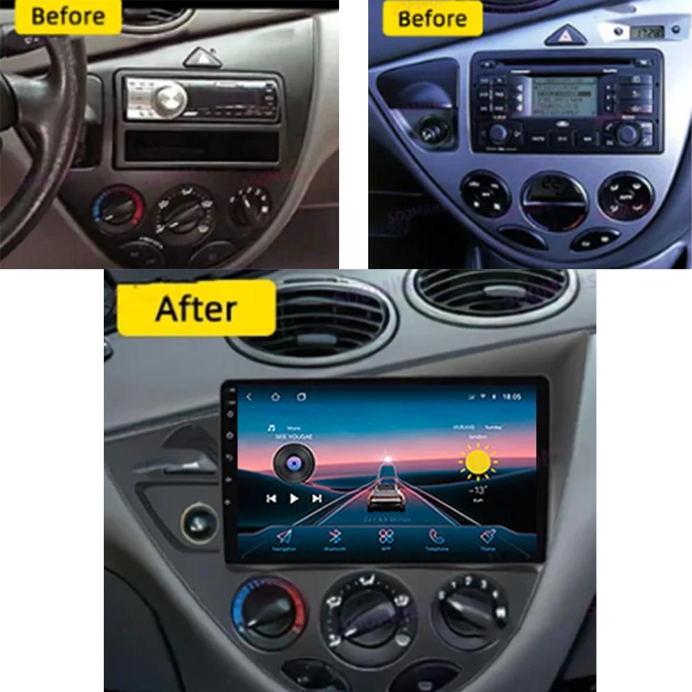 Pro Ford Fiesta 1995-2001 Pro Focus MK1 1998-2004 9,7'' autorádio Multimediální stereo přehrávač Video Carplay Navigace pro Android