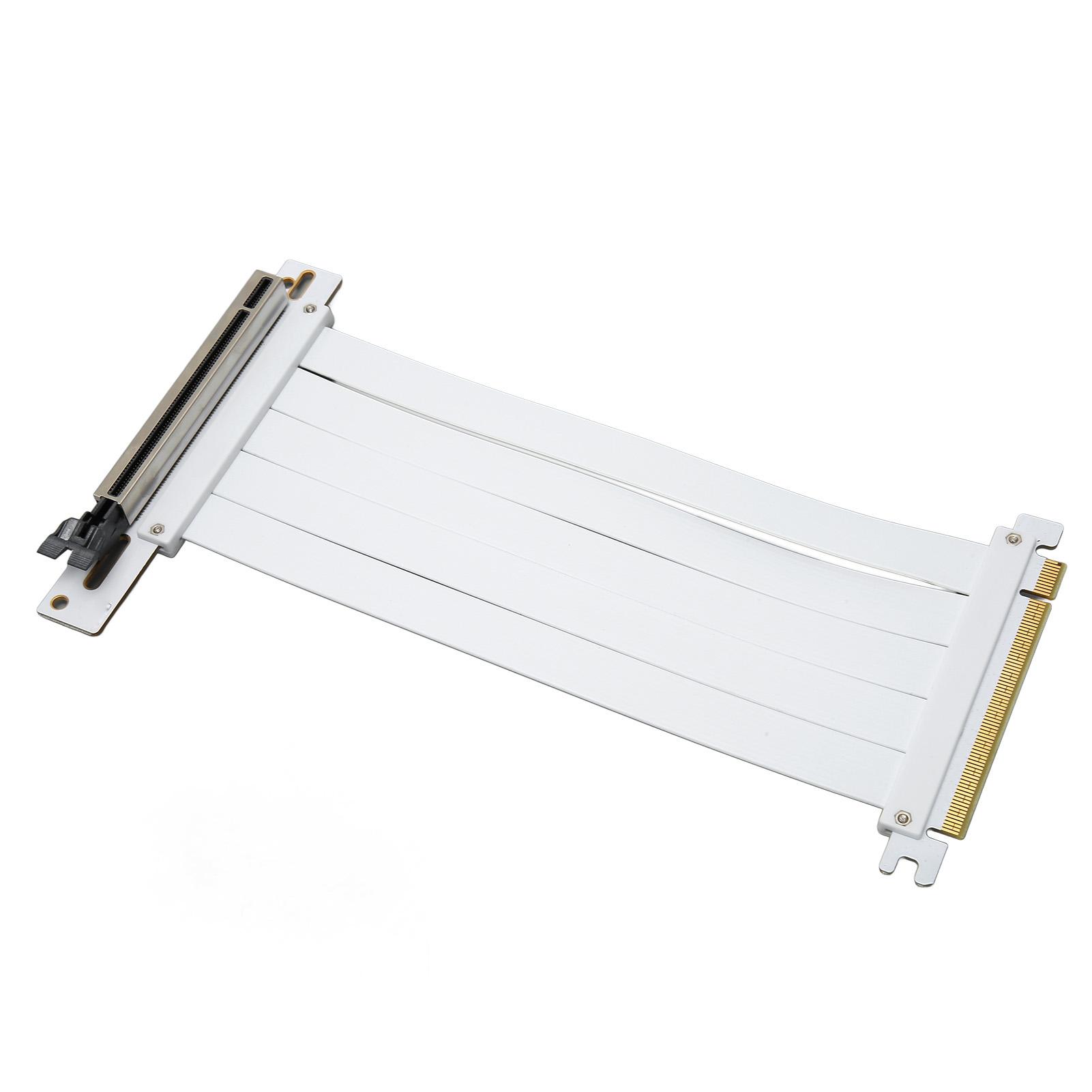 

PCIE 4.0 X16 Extender 128GBbsp Прямоугольный экранированный EMI Plug and Play удлинительный кабель для графического процессора 20cm / 7.9in