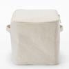 MUJI Soft 37cm x 26cm x 26cm Polyester with Item Number 12428909 Box, Medium, (W) (D) (H), Linen, Rectangular, Lid,