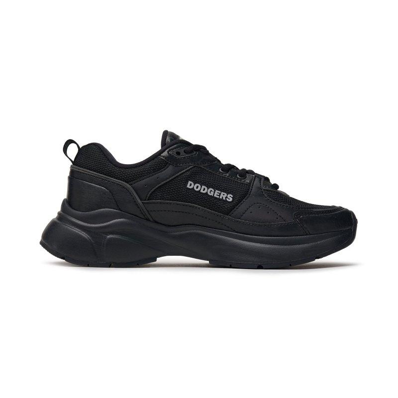 MLB Chunky Runner Fastball Cushioned Slip-Resistant Low-Top Casual Shoes Unisex Black Sneakers 3ARNFSB4N-07BKS