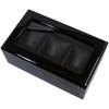 IGIMI Luxury Wooden Watch Box with Holds 3 Compatible with Regalo Nero Black IG-ZERO 40A-1W Window, Watches, (IG04020301001)